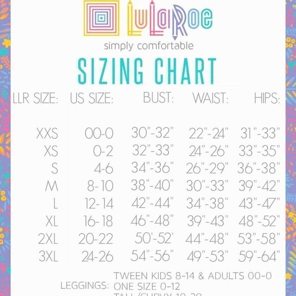 LuLaRoe Orange/Gray Baseball-Style Randy Tee, XS - Picture 5 of 6